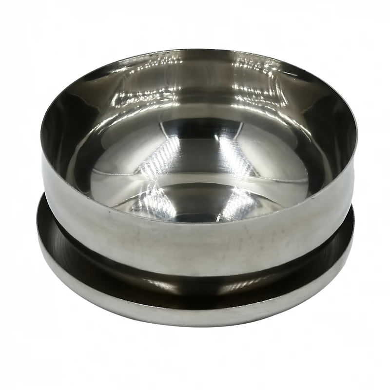 Экологичная чаша из нержавеющей стали однослойная Закрытая в Корейском стиле