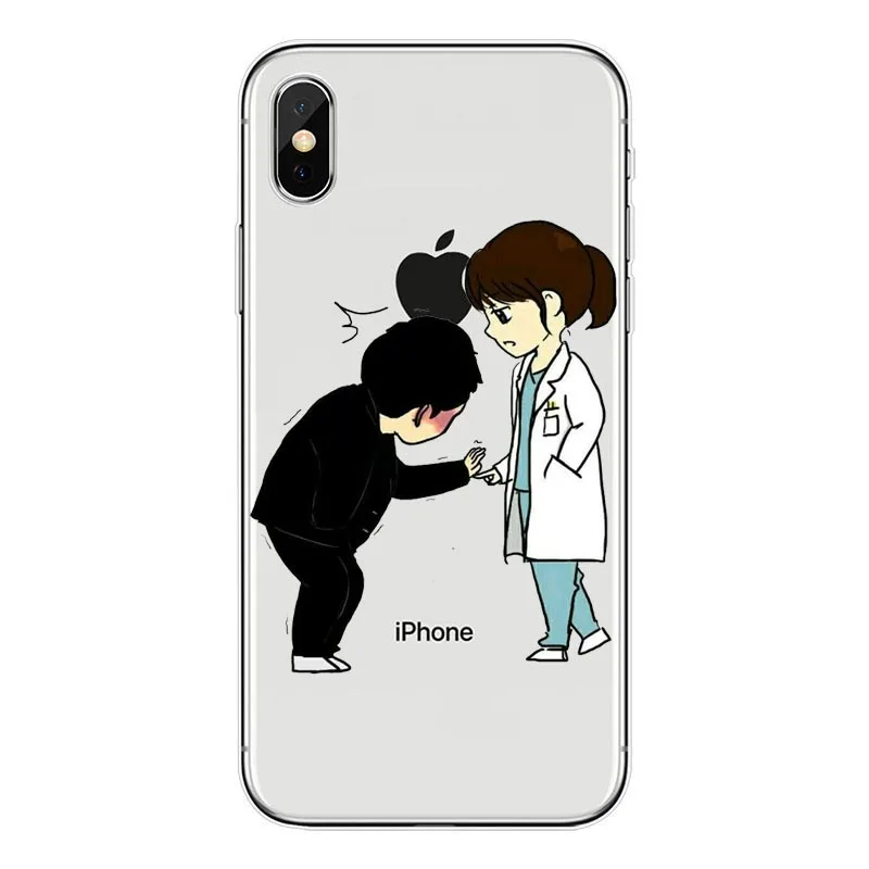Корейский драма потомки солнца ТПУ чехлы кожа для iPhone X 8 7 6 6S Plus 5S 5C SE прозрачный