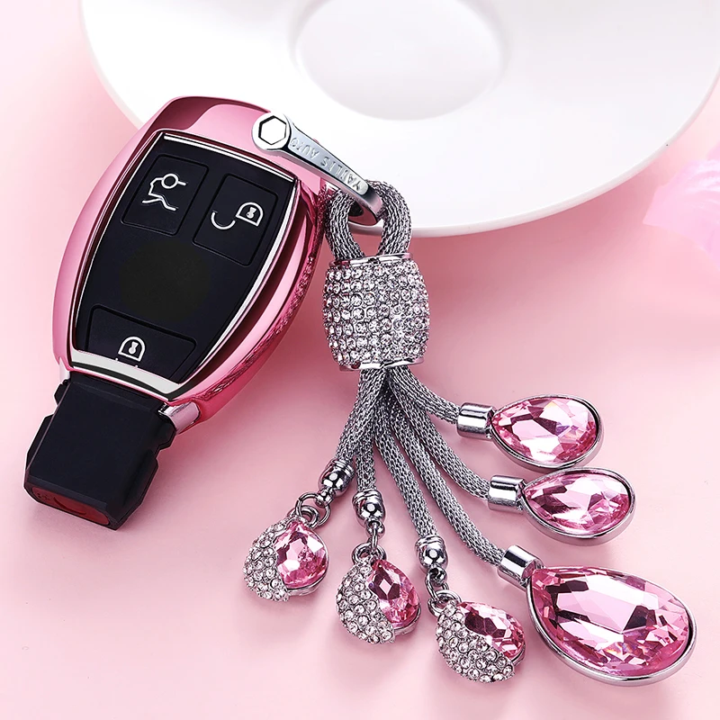 GPFORTYSIX слезы ангела TPU crystal ключа автомобиля чехол крышка брелок для ключей Авто