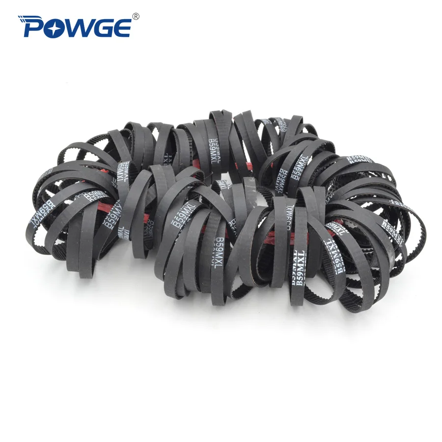 Синхронный ремень грм POWGE MXL B59 B80 B86 B120 B160 5 зубьев 59 80 86 120 160 ширина мм 47MXL 64MXL 82MXL 96MXL