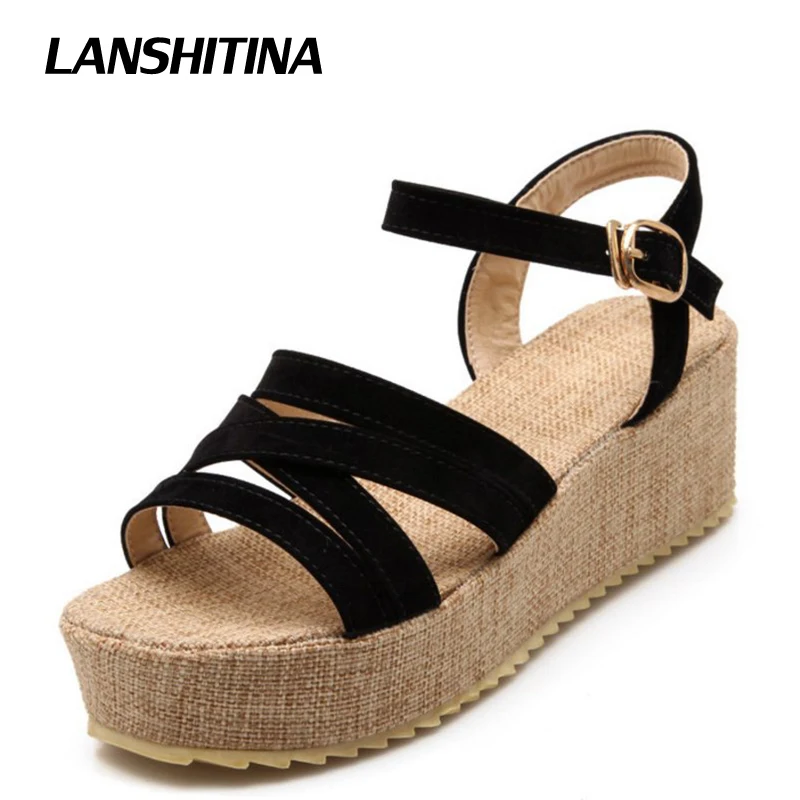 Женщины Мода Толстые Босоножки На Платформе Досуга Панк Обувь Узкая Полоса