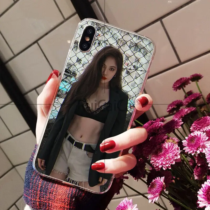 Ruicaica Kim HyunA шаблон ТПУ Мягкие аксессуары для телефонов Чехол мобильного телефона