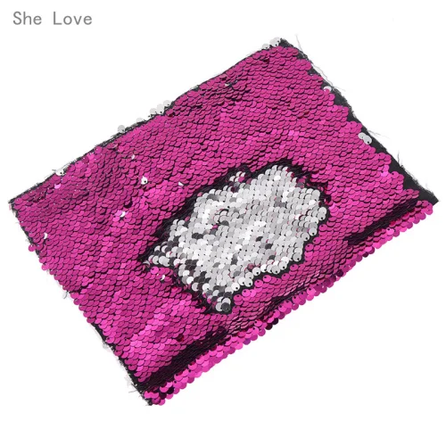 She Love A4 Двусторонняя блестящая ткань для сумок, одежды, рукоделия, ткань для шитья, материал для рукоделия, аксессуары - Цвет: 3
