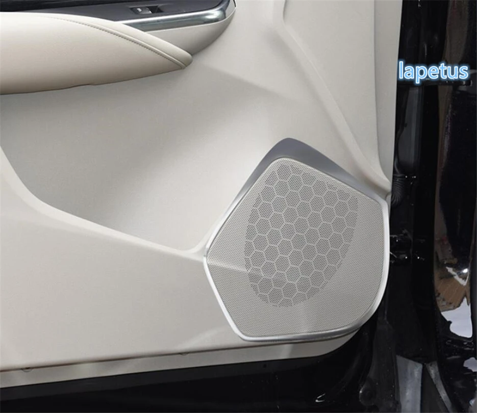 

Lapetus Inner Door Stereo Loudspeaker Speaker Audio Sound Decoration Cover Trim Fit For Cadillac XT4 2019 - 2022 / Black Brushed