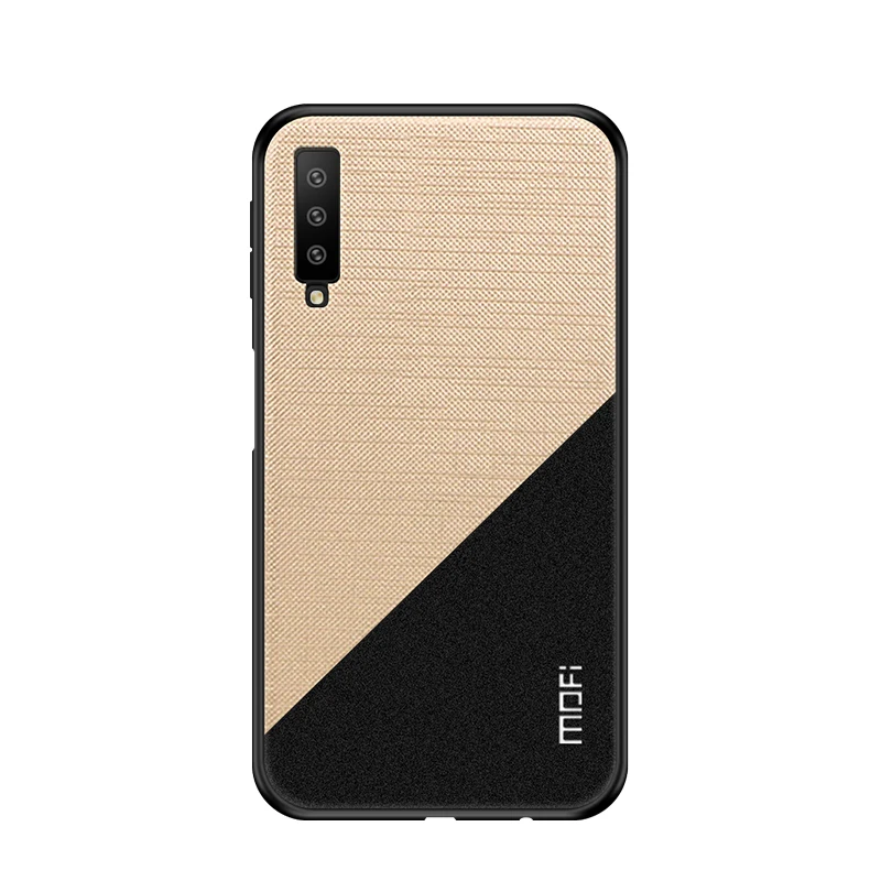 Для Samsung Galaxy A7 2018 A750 Чехол чехол MOFi PC + TPU ткань противоударные телефонные чехлы