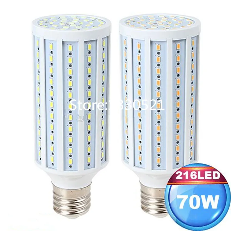 Новинка 70 Вт 216 светодиодов Samsung SMD5630 Светодиодная лампа для кукурузы E26 E27 E39 E40