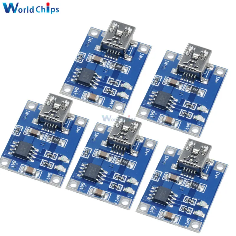 10 шт. Micro Mini USB 5 В 1A 18650 TP4056 модуль зарядного устройства литиевой батареи зарядная плата с защитой двойные функции 1A li-ion