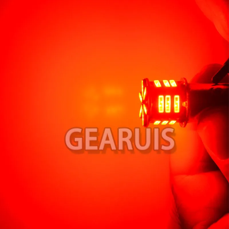 100X 1157 BAY15D 21 SMD 7020 7014 LED P21/5W 1156 BA15S 170MA Автомобильный указатель поворота Задний