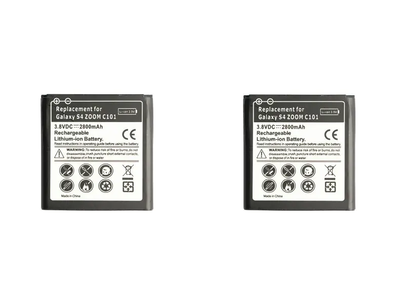 Seasonye 2 шт./лот 2800 мАч B740AC / B740AE B740AK B740AU Сменный аккумулятор для Samsung Galaxy S4 Zoom C101 C1010