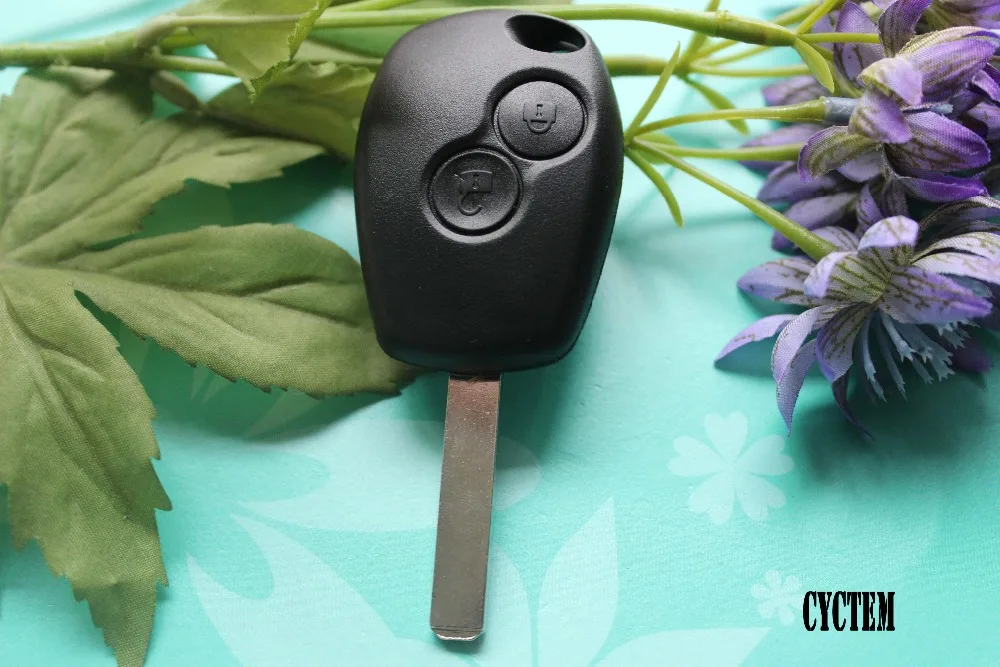CYCTEM зазор! 2 кнопки дистанционного ключа оболочки кожух подходит для Renault Clio Twingo