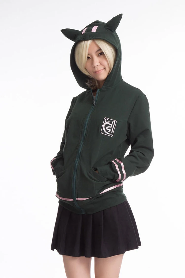 Аниме Danganronpa 2 Dangan-Ronpa Nanami Косплей Костюм chiaki толстовка с капюшоном Повседневная