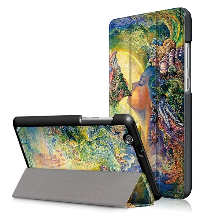 PU чехол для huawei Mediapad T3 7 7,0 3g BG2-U01 7 дюймов+ Защитная пленка для экрана подарок