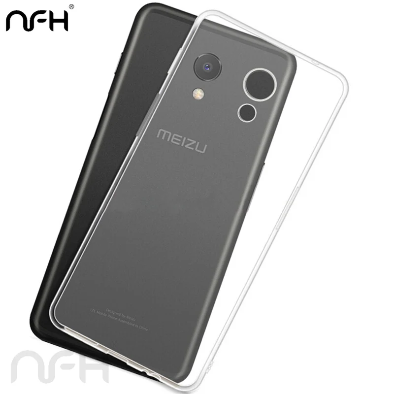 Ультратонкий Мягкий Силиконовый ТПУ чехол для телефона MeiZu M3 M5 M6 M3S M5S Note X8
