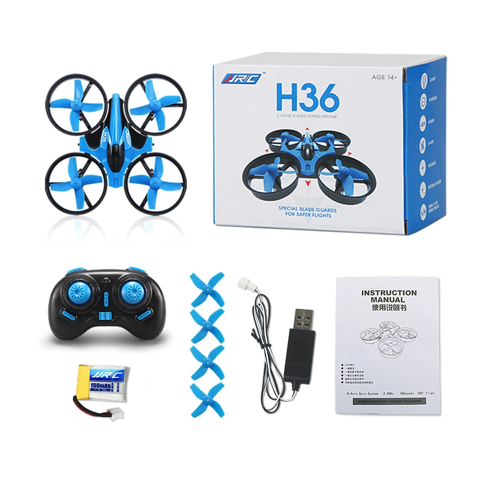 JJRC H36 мини Дрон 6 Axis Gyro пульт дистанционного управления для квадрокоптера RC RTF 2 4