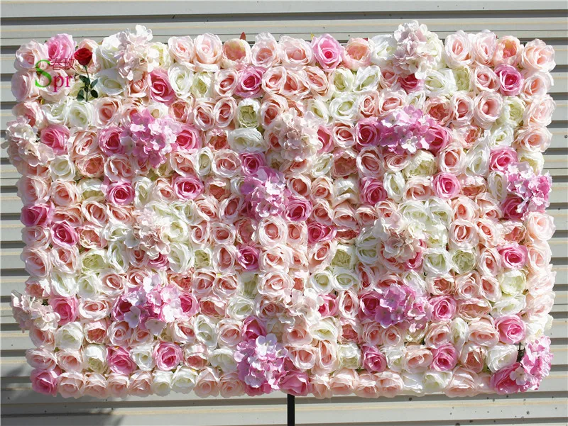 

SPR Free Shipping-10pcs/lot Artificial wedding rose flower wall background arrangement best wedding decoration ever