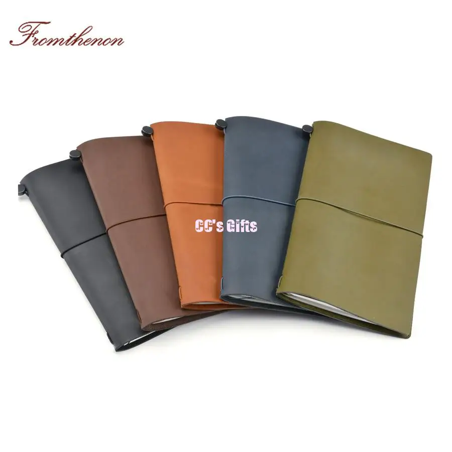 

Oil Wax Leather Planner Travelers Notebook Portable Personal Journal Diary Vintage Notebooks And Journals Retro Stationery Store