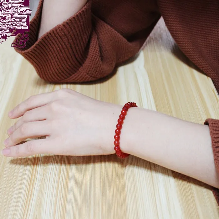 Dropshipping Natural Stone 6mm-16mm Beads Bracelets Agates Elastic Stretch Fashion Jewelry For Women Gift | Украшения и