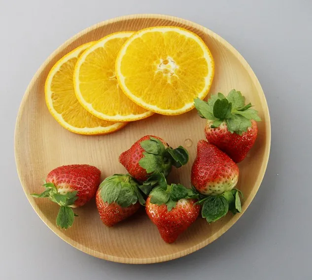 1 шт. тарелки из черного ореха деревянная посуда Букового дерева тарелка ручной