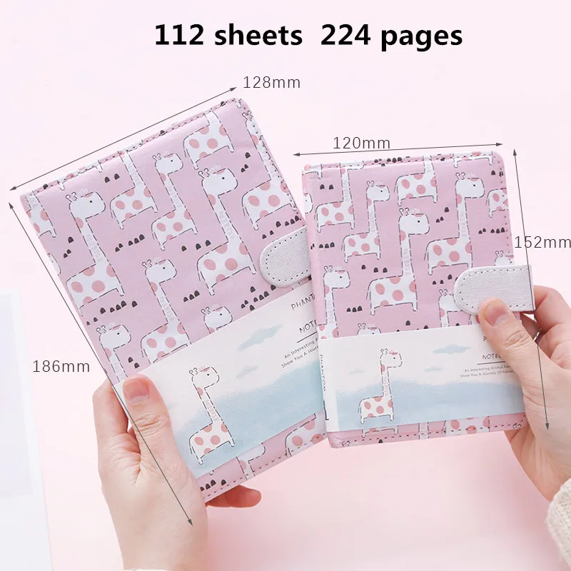 A5 A6 Kawaii креативный карманный блокнот с животными на спирали журналы дневник