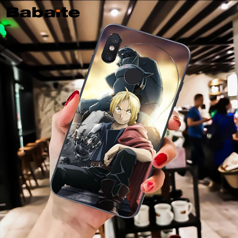 Babaite Стальной алхимик братство чехол для телефона аниме для Xiaomi MiA1 A2 lite F1 Redmi8 4X 5Plus S2 Note7 8Pro 5A 6A