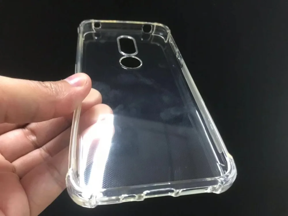 Для Nokia 7 1 и 8 чехол + закаленное стекло Прозрачный кремний TPU гелевый прозрачный