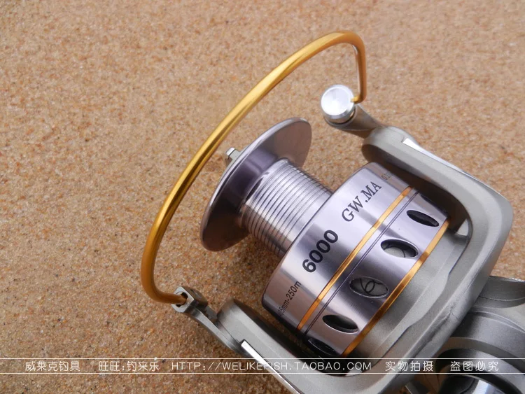 Катушка для спиннинга GuangWei GW MA1000 MA2000 MA3000 MA4000 MA5000 MA6000 5 + 1BB|spinning reel|fishing reelmetal spool |