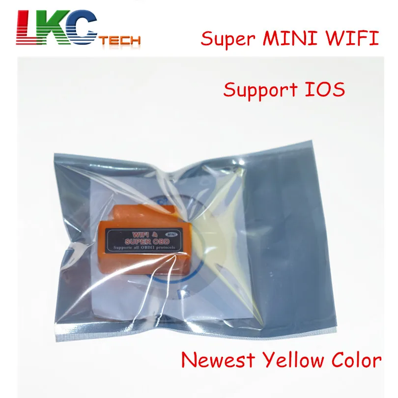 Горячая продажа супер мини Wifi ELM327 V1.5 OBD2 автомобильный диагностический интерфейс
