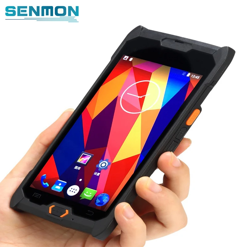 Большой экран IP67 промышленный Android 1D 2D сканер штрих-кода с Wifi Bluetooth GPS 4G PDA терминал