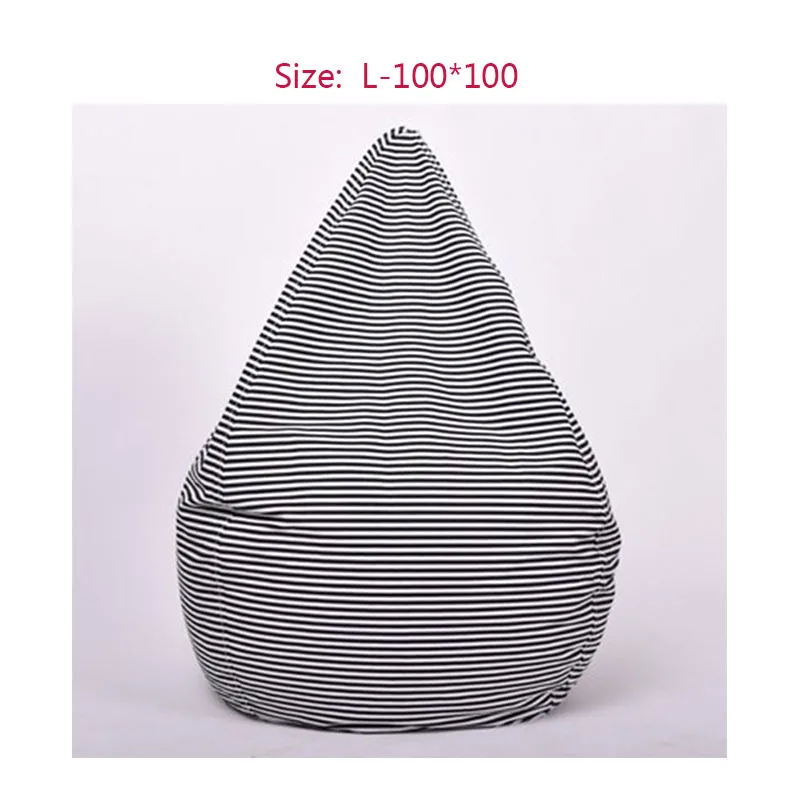 L-100X100CM Специальная, Кресло-мешок, чехол для дивана, без наполнителя, шезлонги, ленивый чехол для дивана, для гостиничной спальни - Цвет: L-100X100CM
