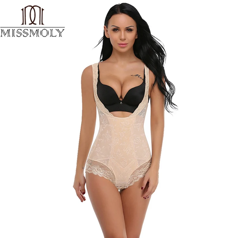 Beige Miss Moly, для женщин, для всего тела, Формирователь талии, тренажер, для похудения, для живота, контроль, трусики, подтяжка, трусы, пуш-ап, Корректирующее белье, корсет - Цвет: Beige