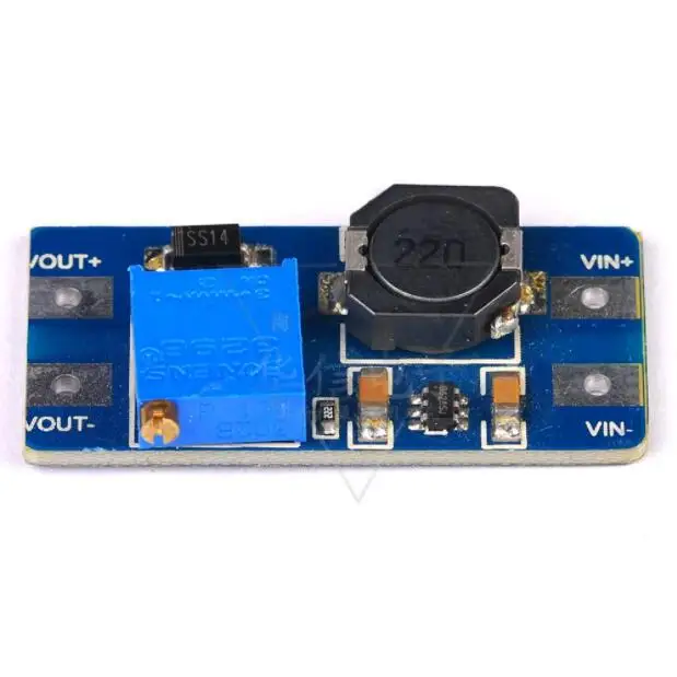 DC-DC boost модуль/2а плата повышения входное напряжение 2-24 в рост 5 / 9/12/-28 регулируемое