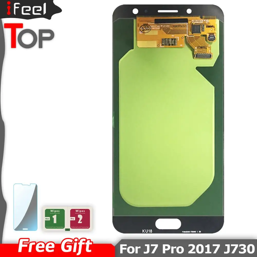 5 дюймовый AMOLED дисплей для SAMSUNG Galaxy J7 Pro J730 ЖК 2017 J730F сенсорный экран