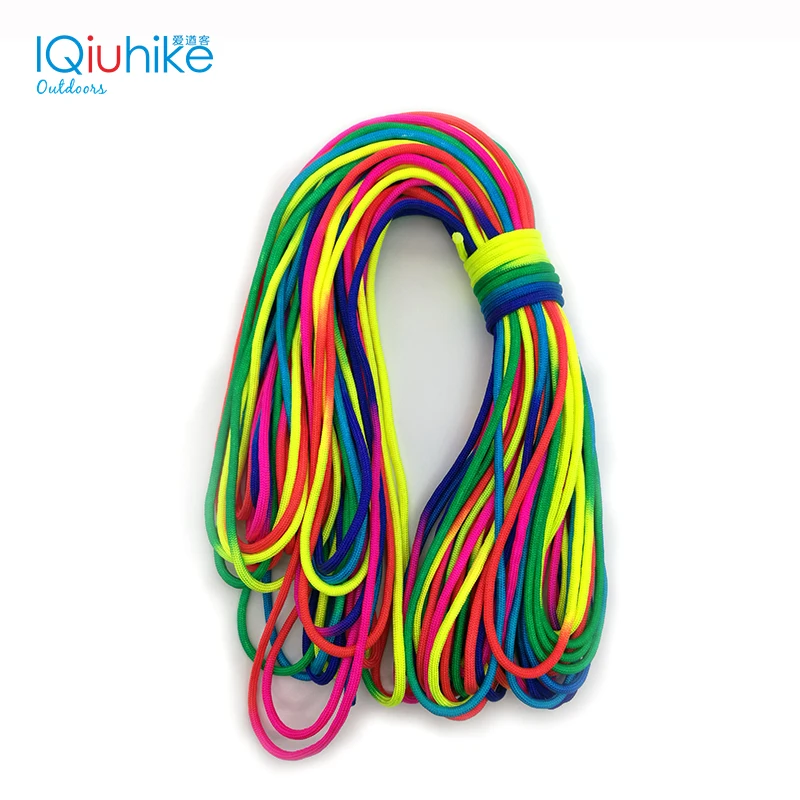 

31 Meters Colorful Paracord 550 Parachute Cord Lanyard Rope Mil Spec Type III 7 Strand Climbing Camping Survival Equipment