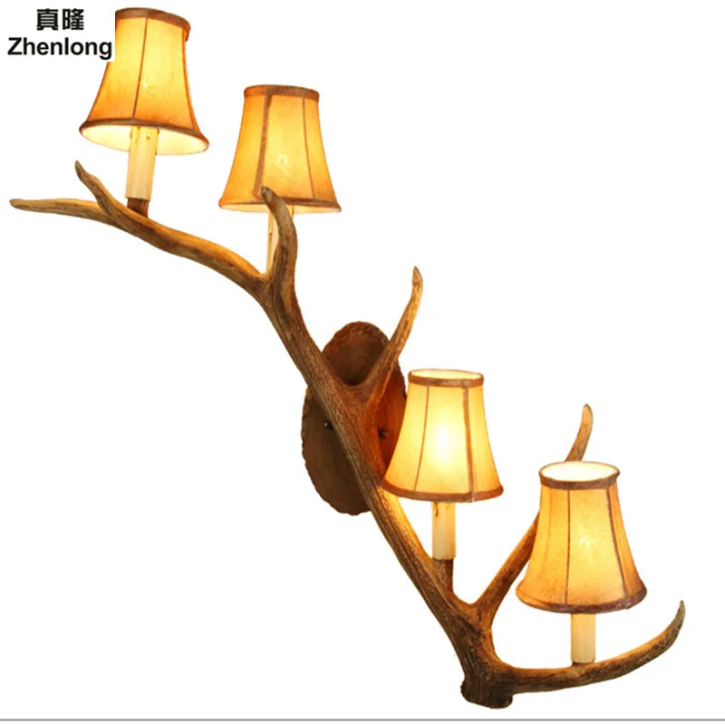 Настенные лампы для чтения с головой оленя прикроватные аппликации спальни