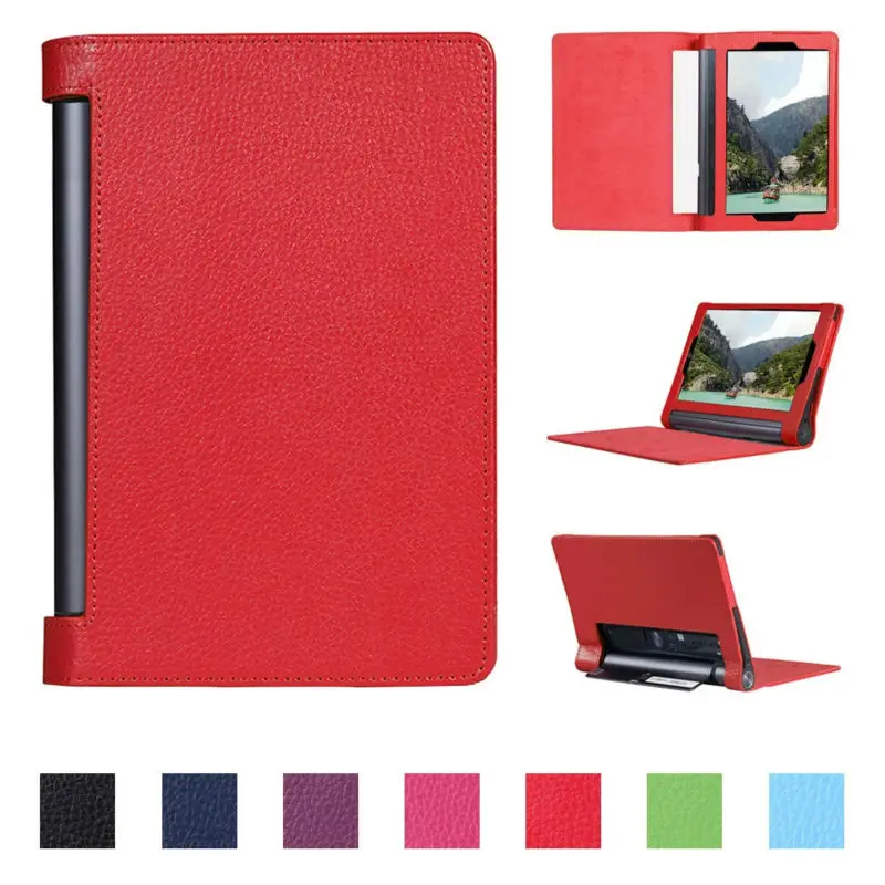 Yoga Tab 3 1" планшетный чехол из искусственной кожи с откидной крышкой чехол для lenovo Yoga Tab 3 Pro 10 X90L X90F/Tab3 Pro 10X90 YT3-X90F YT3-X90 - Цвет: Red