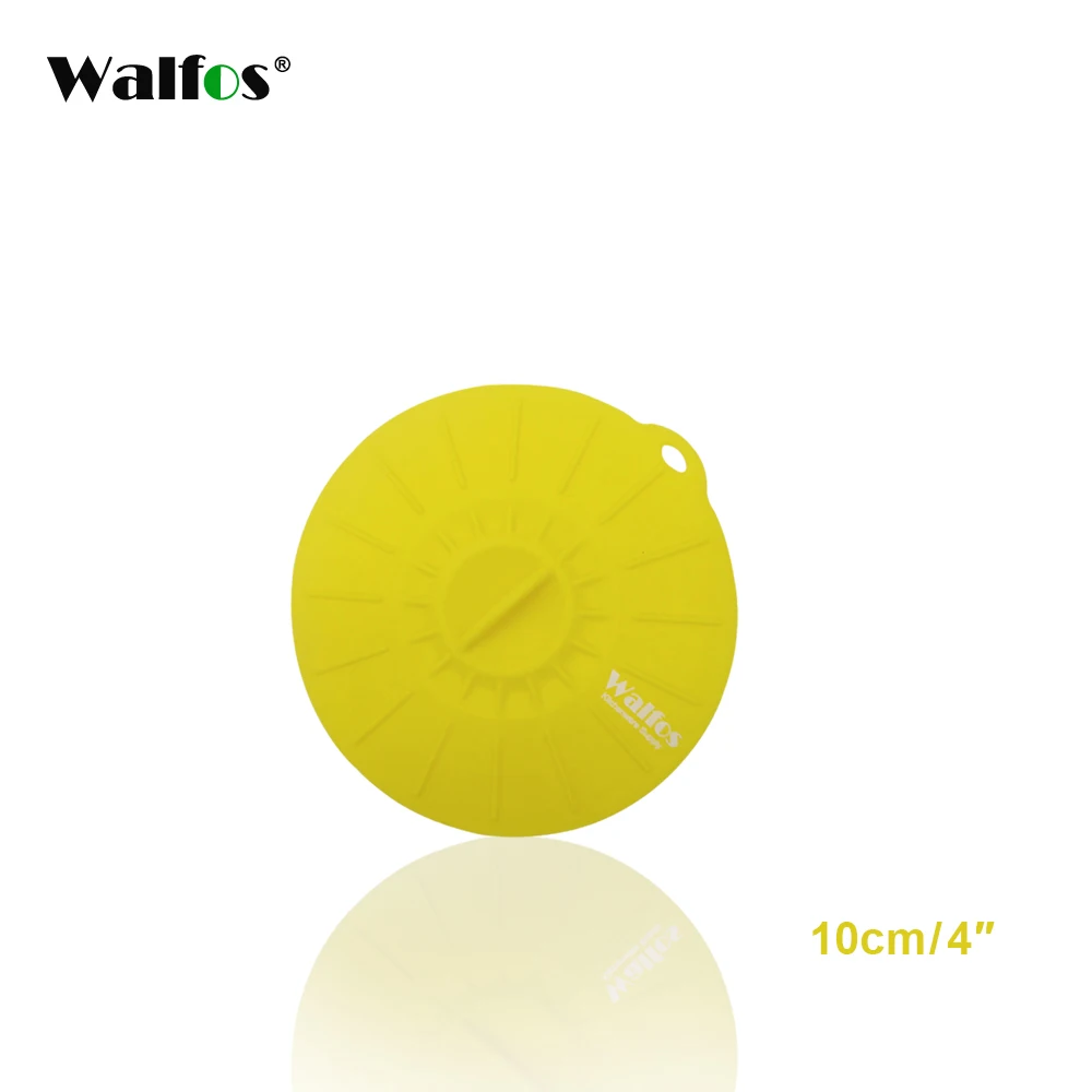 10 cm WALFOS универсальная Силиконовая Вакуумная крышка, легкое вакуумное уплотнение, растягивающаяся чаша, кастрюля, кастрюля, крышки, крышка, кухонная посуда, аксессуары - Цвет: 10 cm