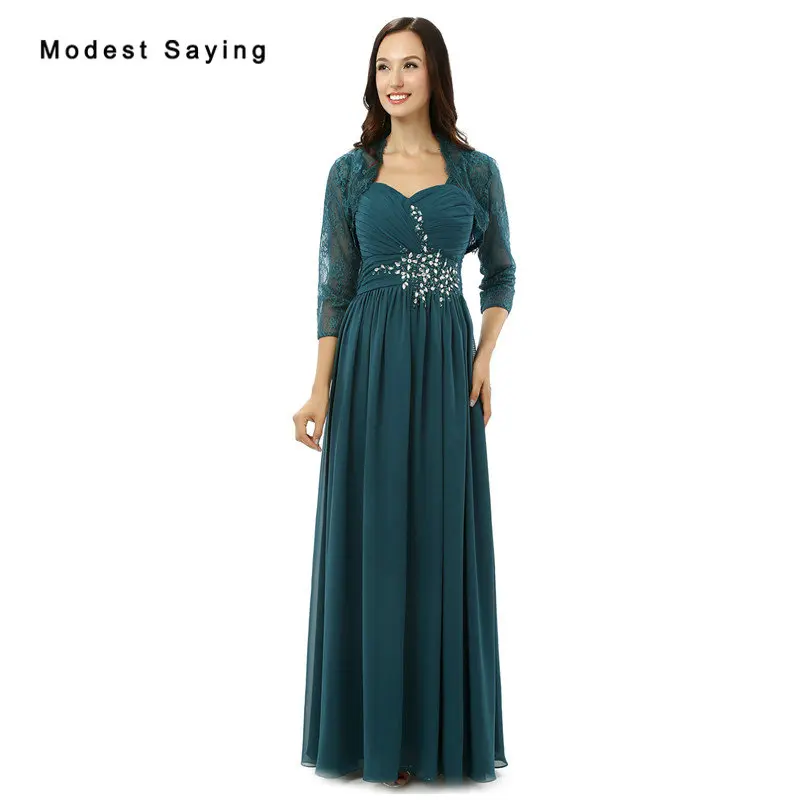 Новинка Формальные платья для матери невесты с бисером 2017 кружевные жакеты