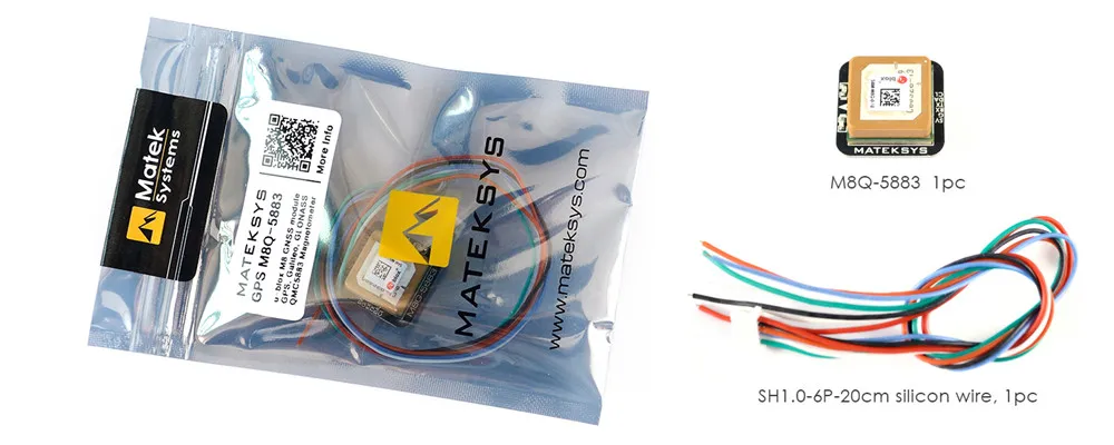 Оригинальный Квадрокоптер Matek System GPS и QMC5883L с модулем компаса для FPV Racing Drone
