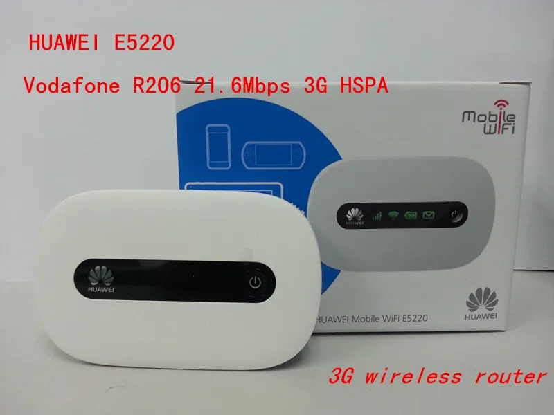 Разблокированный Huawei E5220 Vodafone R206 21 6 Мбит/с 3G HSPA + UMTS беспроводной роутер карманная
