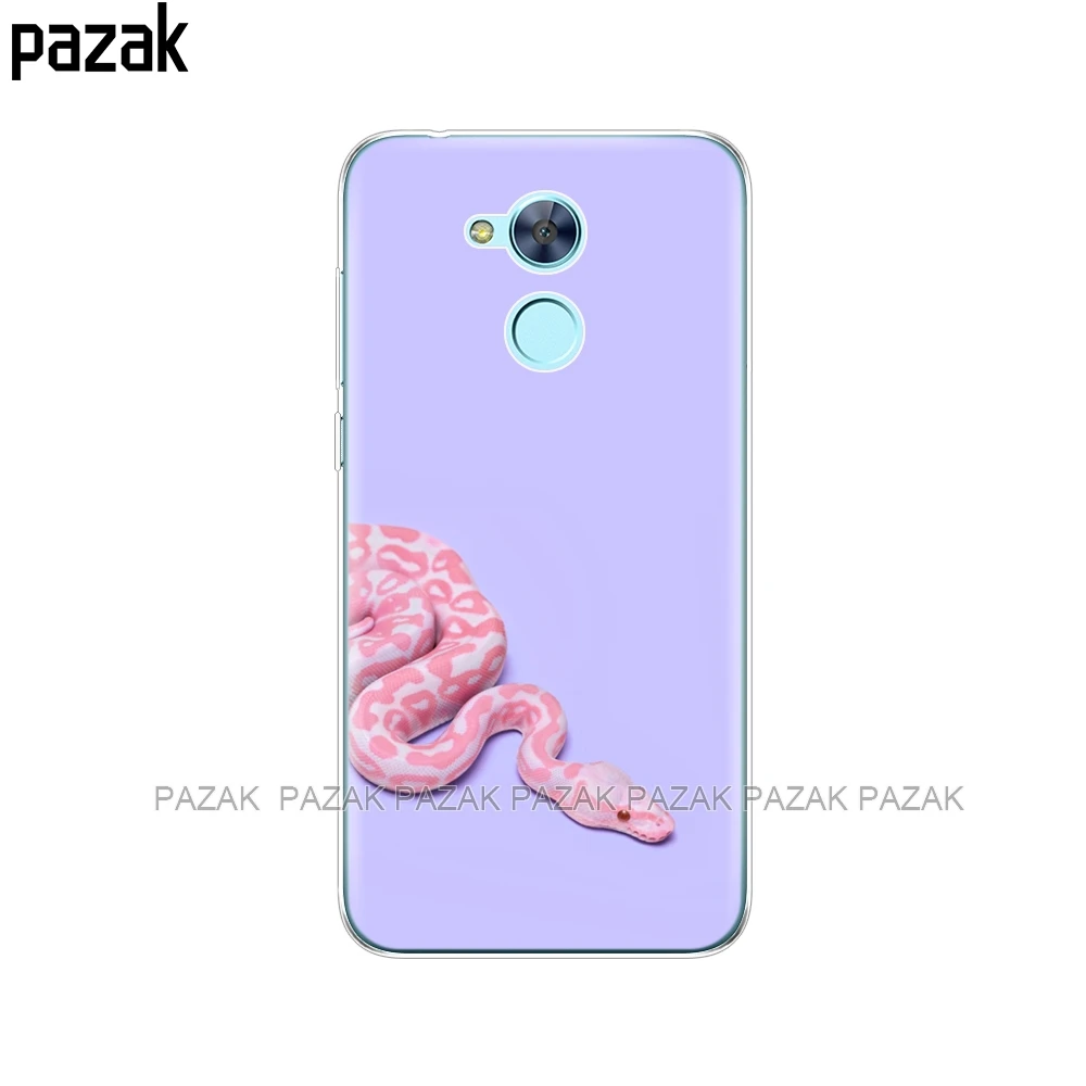 34490 Силиконовый чехол для телефона huawei honor 6A, чехлы из мягкого ТПУ, задняя крышка для телефона, прозрачный чехол etui, бампер, полная защита 360 - Цвет: 34490