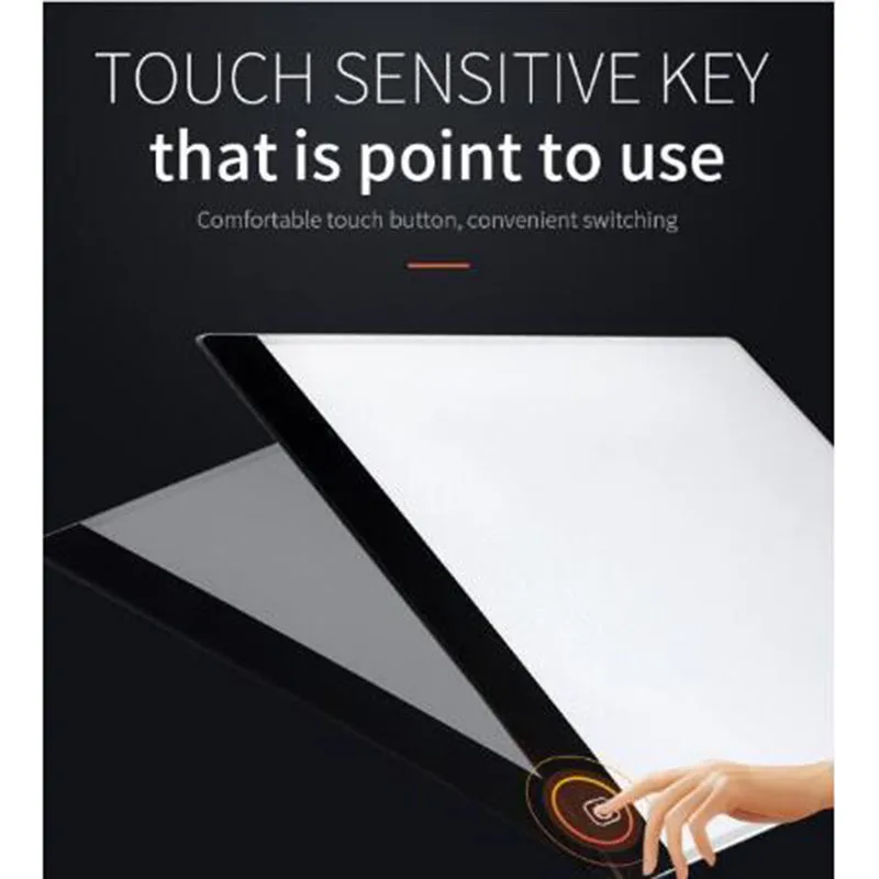 A4 светодиодный алмазов картина ультратонкий светильник планшет Pad зарядка через