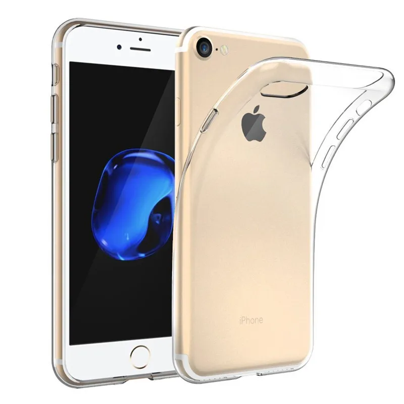 Модный противоударный прозрачный силиконовый чехол для телефона iPhone X case XR XS Max