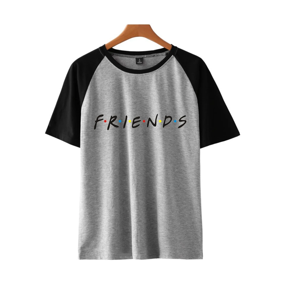 Футболка Friends Tv kawaii, женская футболка с принтом в виде букв, женская одежда, летняя модная Милая футболка для девочек