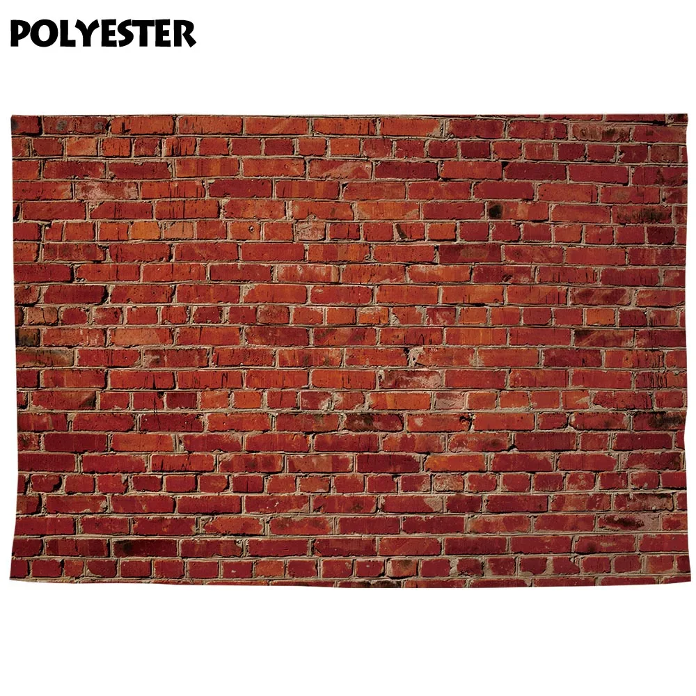 Фотофон Allenjoy фон красная кирпичная стена деревенская винтажная архитектура для