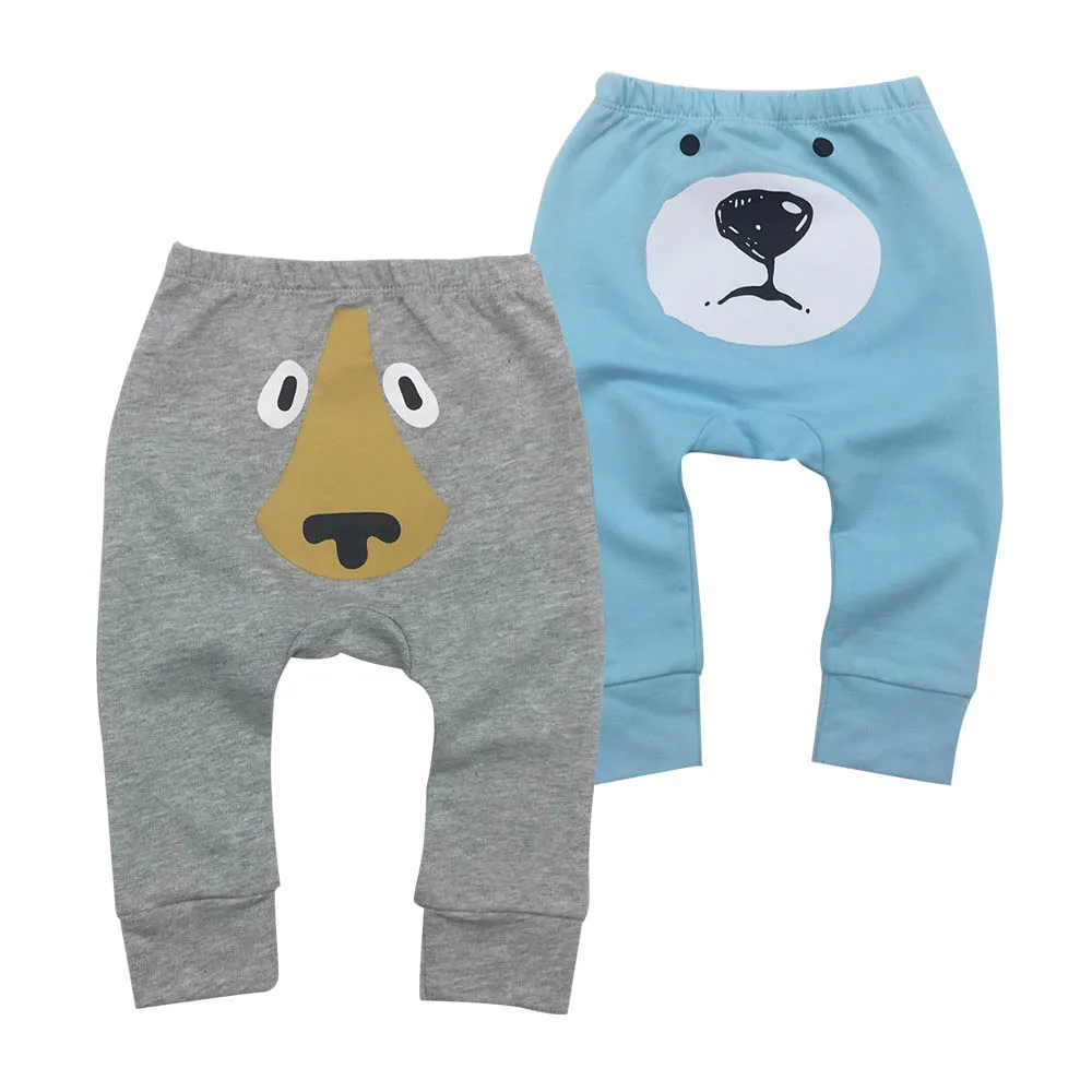 2 pcs set Tender Babies Toddler male baby female harem pants cartoon bottom leggings 6-24M |