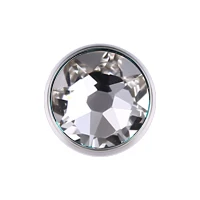 Crystal 1 шт титановый Кожный Якорь топы с драгоценным камнем микро кожа дайвер кожный пирсинг Ювелирное Украшение для тела части-Ювелирный диск - Окраска металла: Crystal
