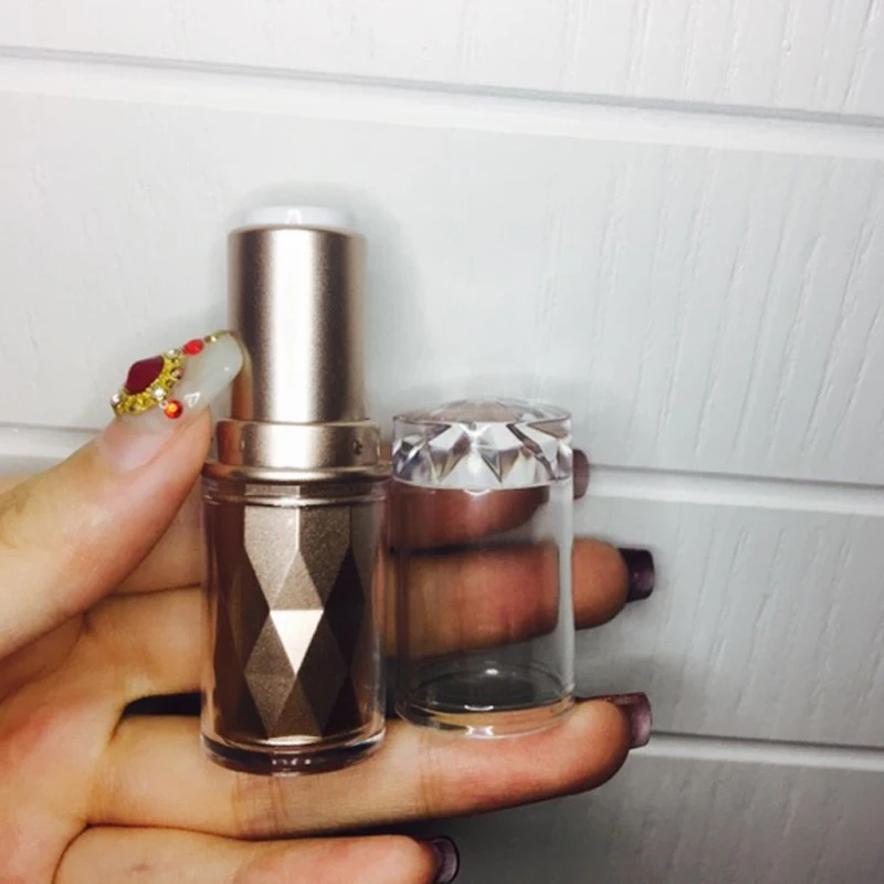 Пустая Помада для губ 12 1 мм розовое золото блеск пробки косметическая упаковка