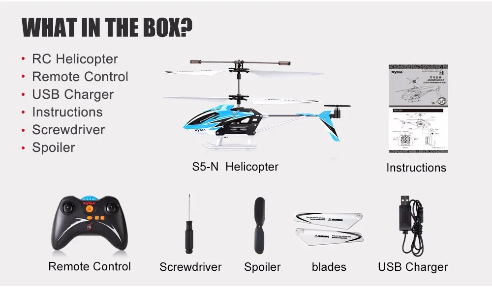 SYMA Official S5-N 3CH Mini Helicopter Built-in Gyroscope Indoor Toys for Children | Игрушки и хобби