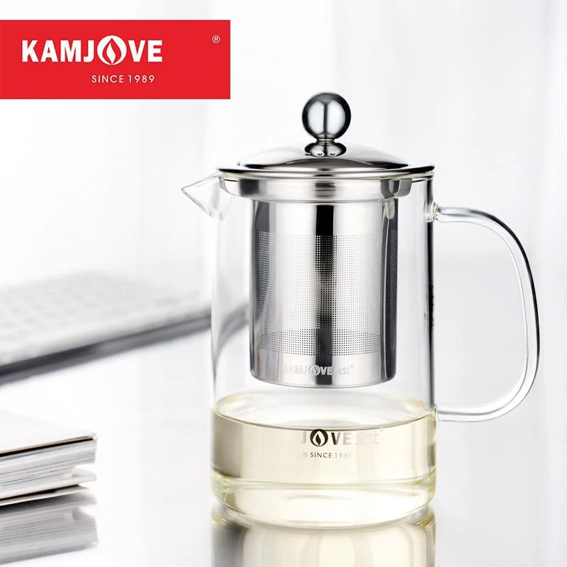 Kamjove элегантная чашка для чая силиконовая стеклянная Бора чайное устройство