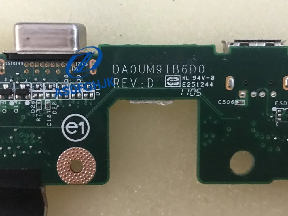 For Dell Inspiron 17R N7010 Genuine USB VGA Port Board W/Cable 5NCX3 05NCX3 CN-05NCX3 | Компьютеры и офис